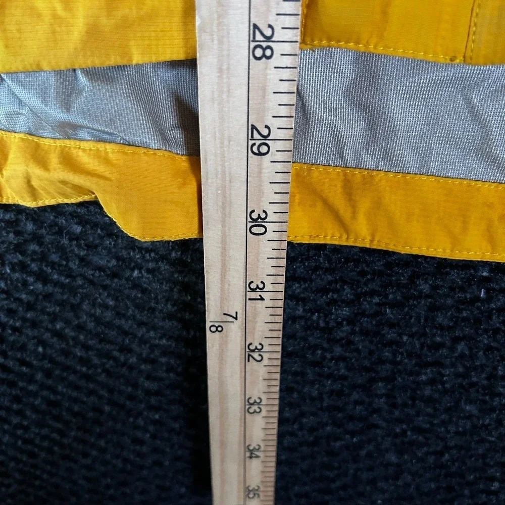 Vintage The North Face Hyvent Miller Lite Jacket Yellow Gray Full Zip XL Outdoor